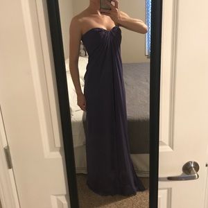 Prurple gown never worn with tags!